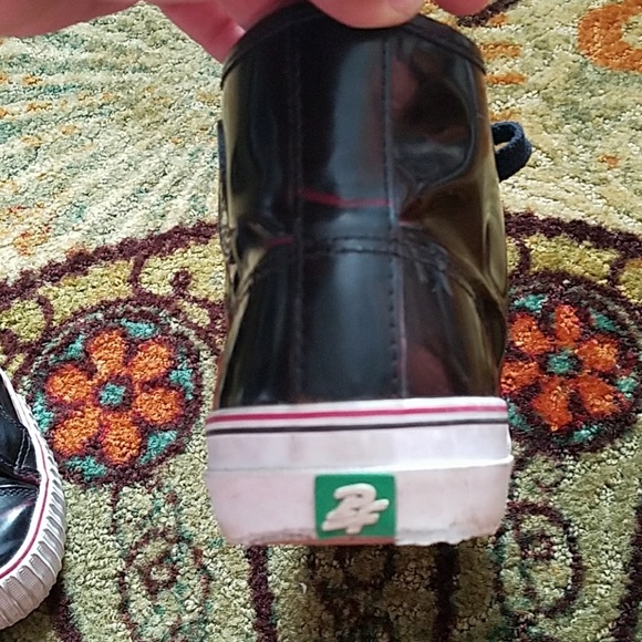 Patent leather PF flyer Hi tops - Picture 7 of 8